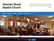 Tablet Screenshot of akemanstreet.org